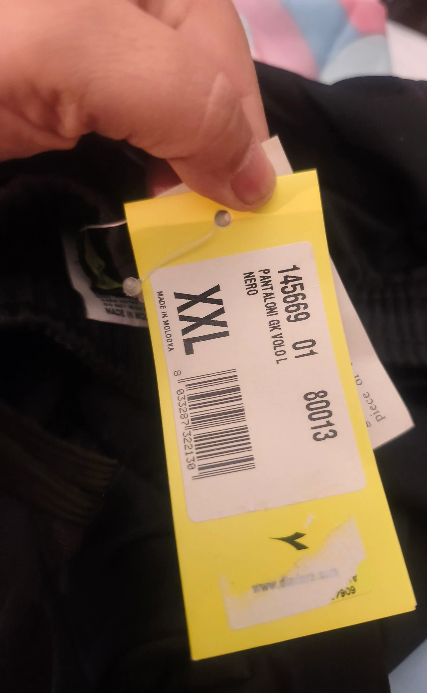 Pantalón de Portero Diadora Nuevo con Etiqueta | Talla XXL | Pantaloni GK Volo L – photo 5